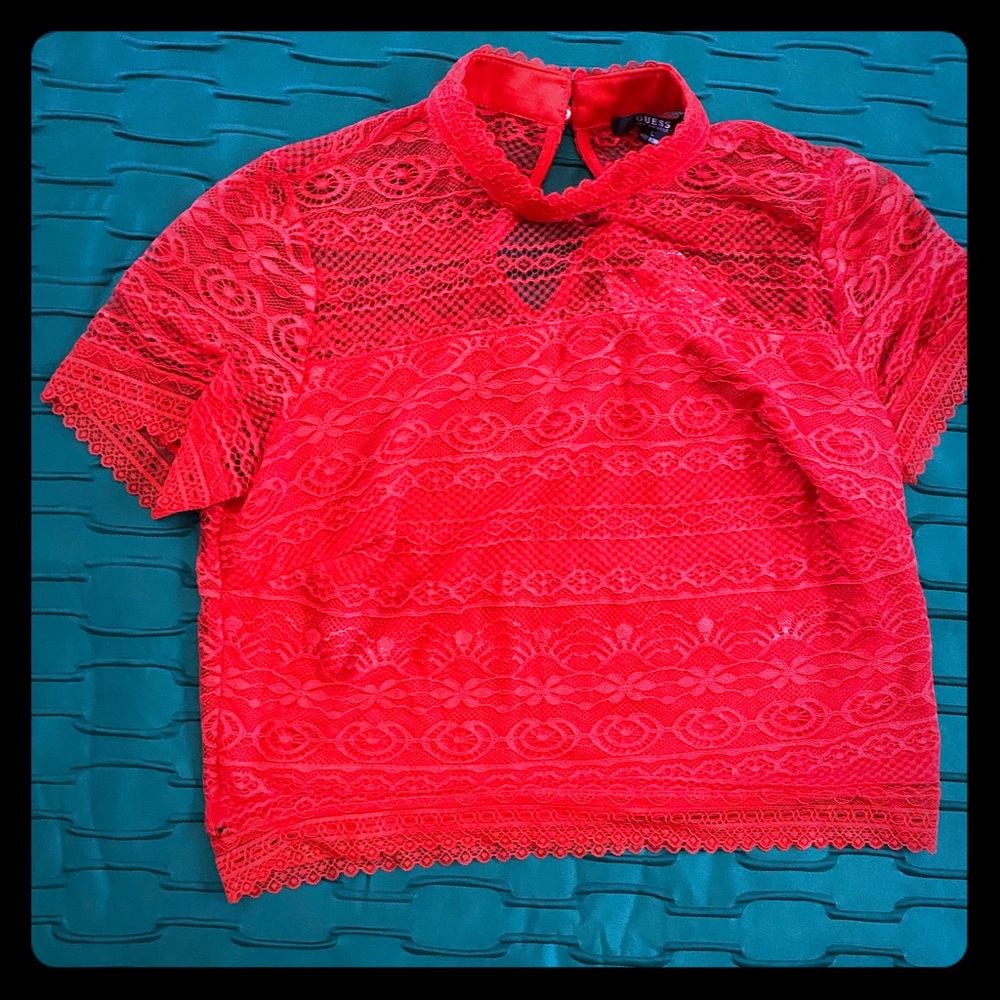Guess lace Crop Top